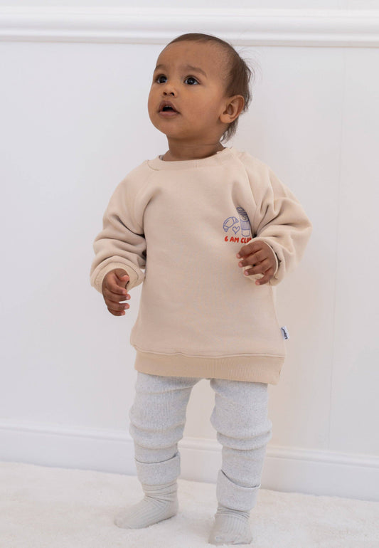 Cacao before Chaos Sweatshirt beige Mini and Me Edition: 62/68