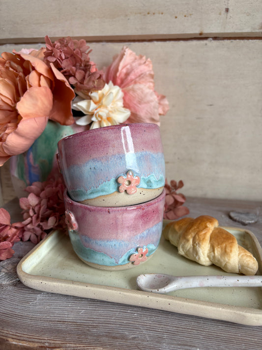 Blümchen Becher (Vorbestellung 6-8 Wochen)