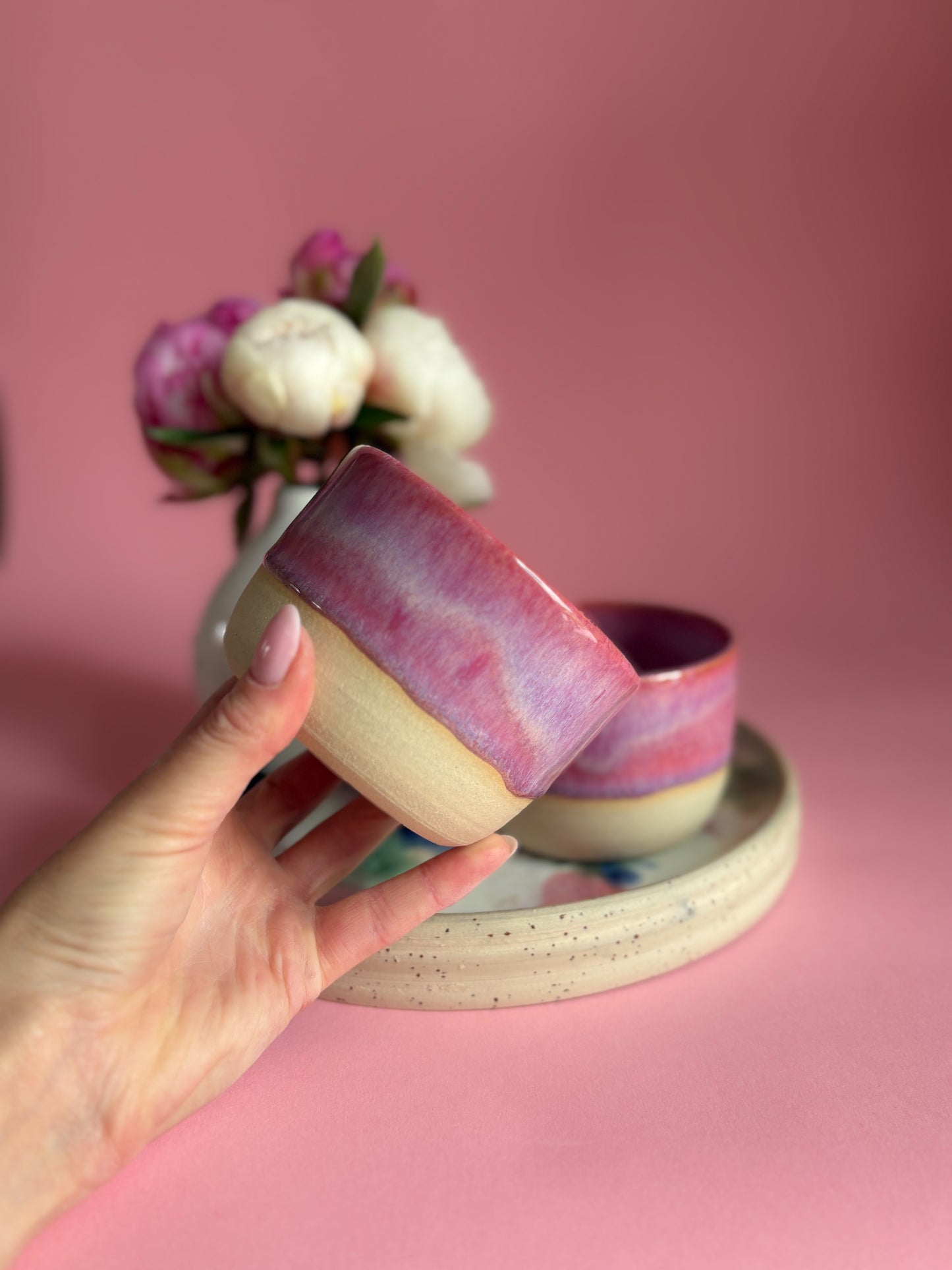 Becher pink