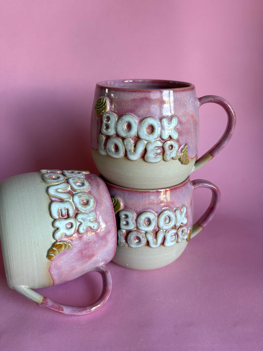 Book lover Tasse pink