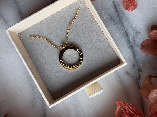 Mantra Kette Gold