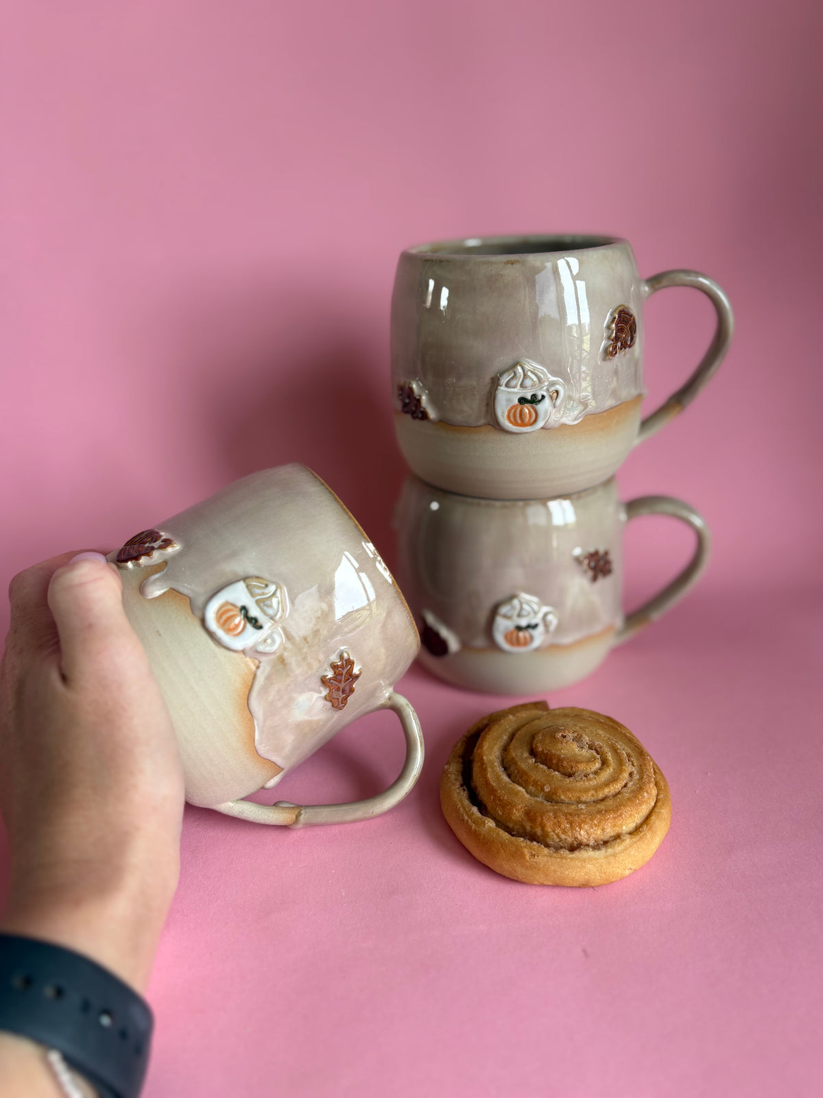 Pumkin spice Tasse beige