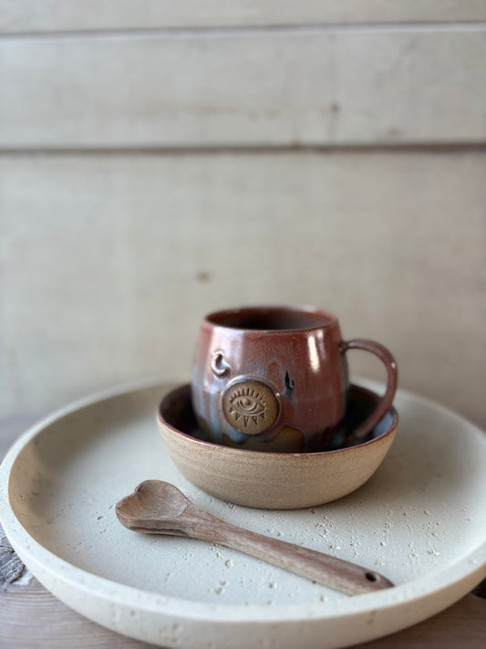 Pastabowl klein Toffee Ton