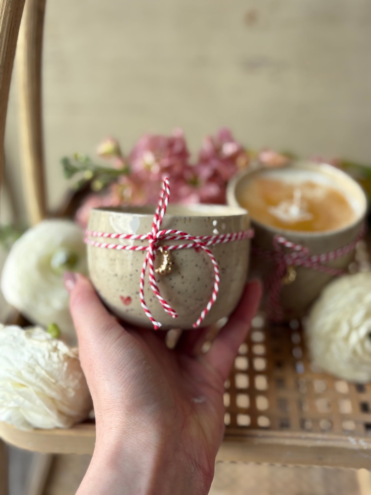 Herzchen Kerzen niedrig