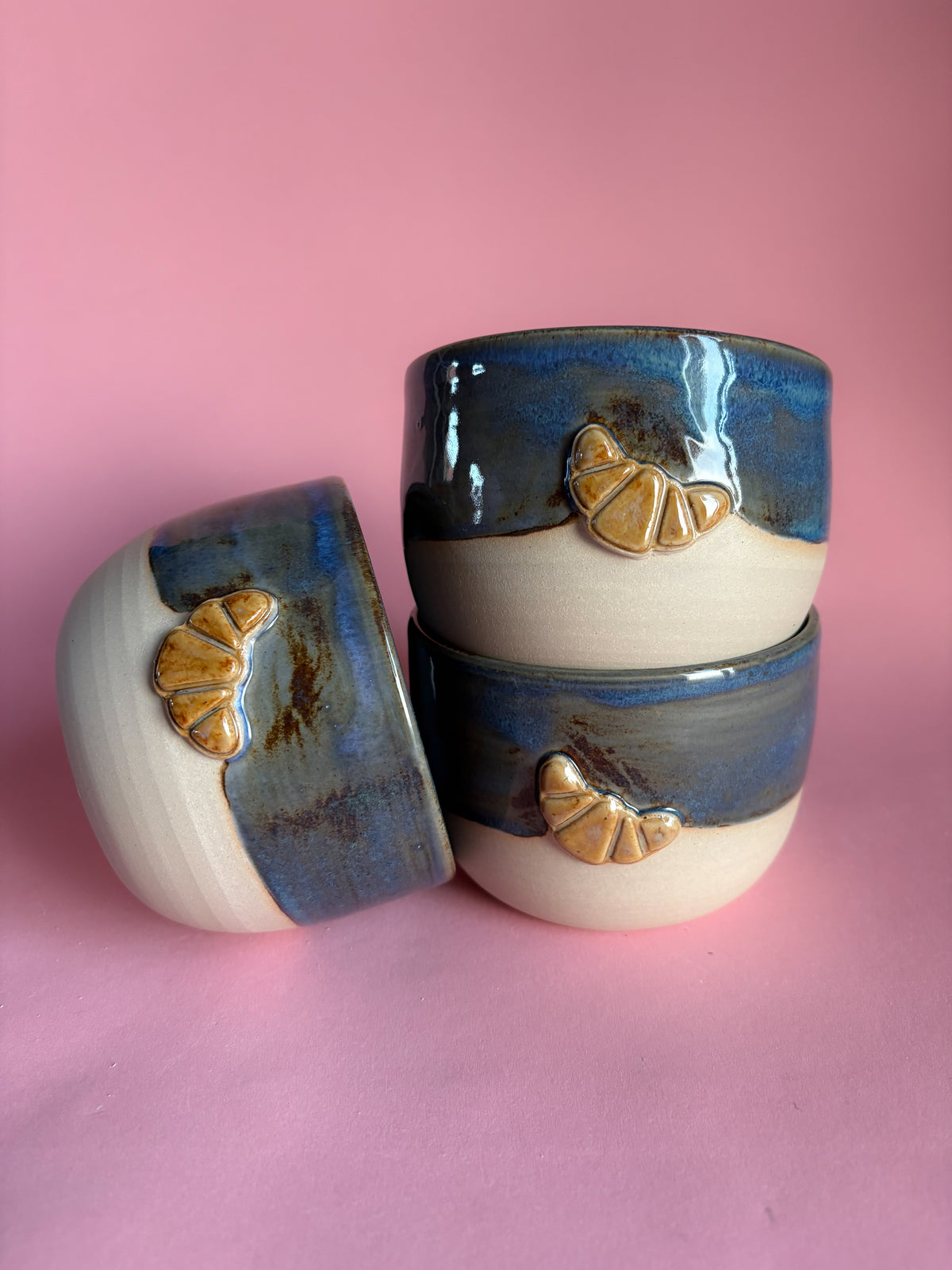 Cornettie Becher blau B-Ware