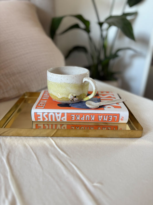 Bienen Tasse mit Sprenkel