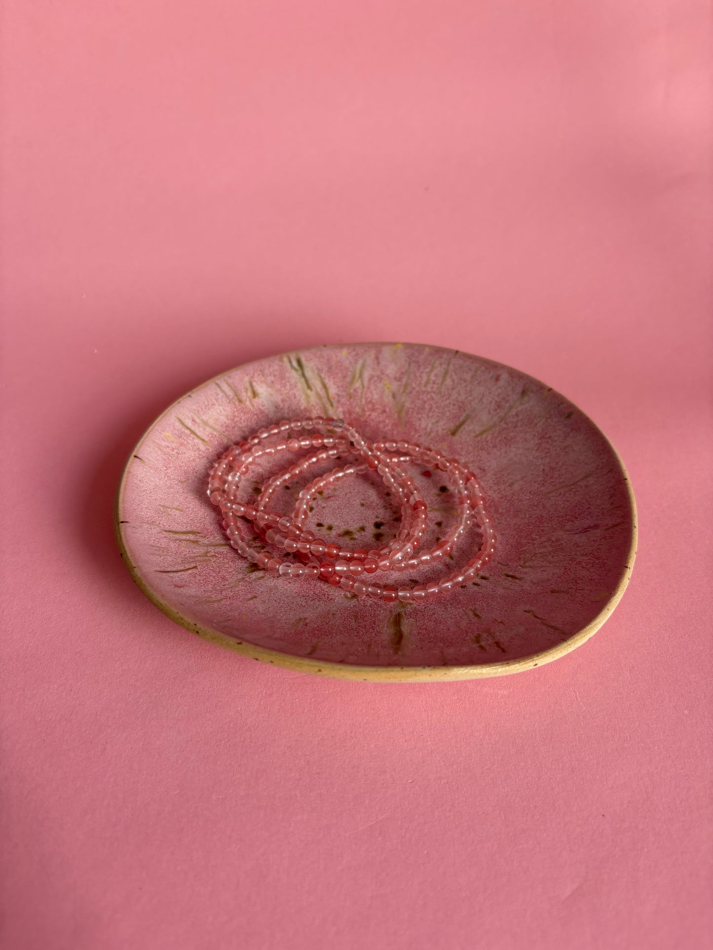 Armband Erdbeerquarz