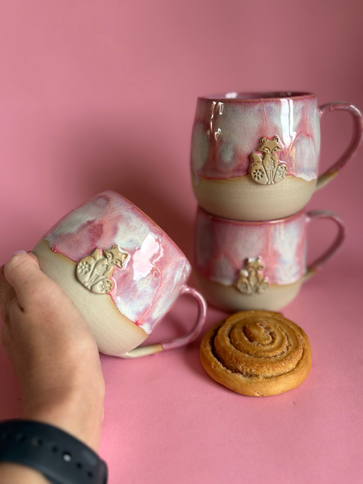 Fuchs Tasse pink
