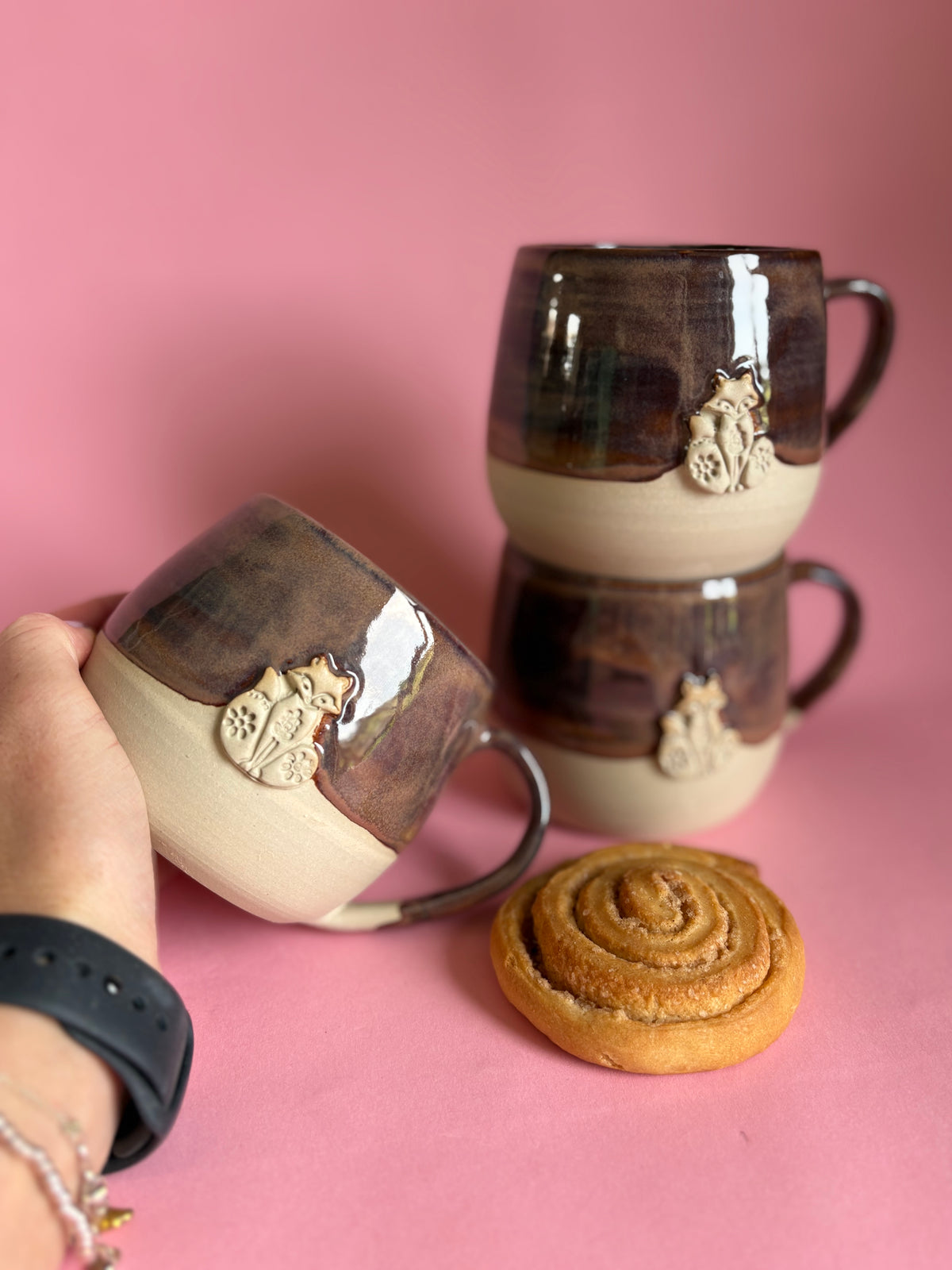 Fuchs Tasse braun