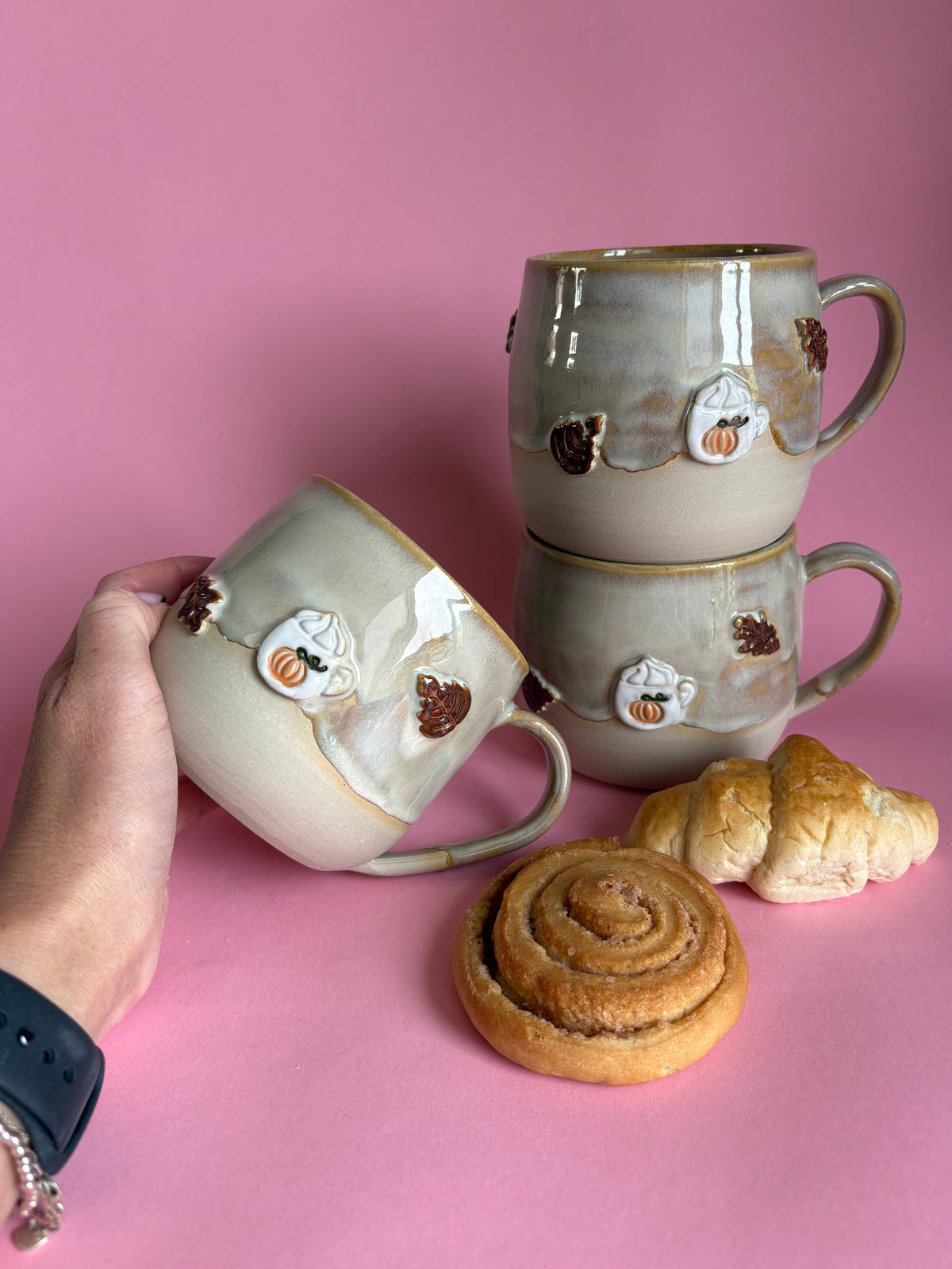 Pumkin spice Tasse beige