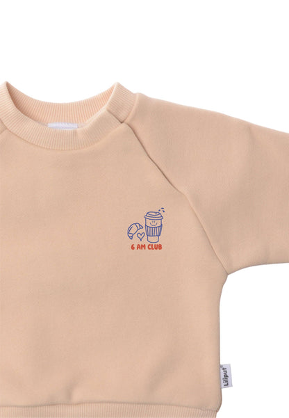 Cacao before Chaos Sweatshirt beige Mini and Me Edition: 62/68