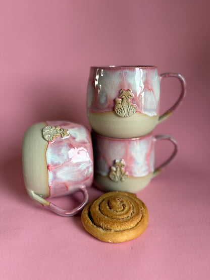 B-Ware Fuchs Tasse pink