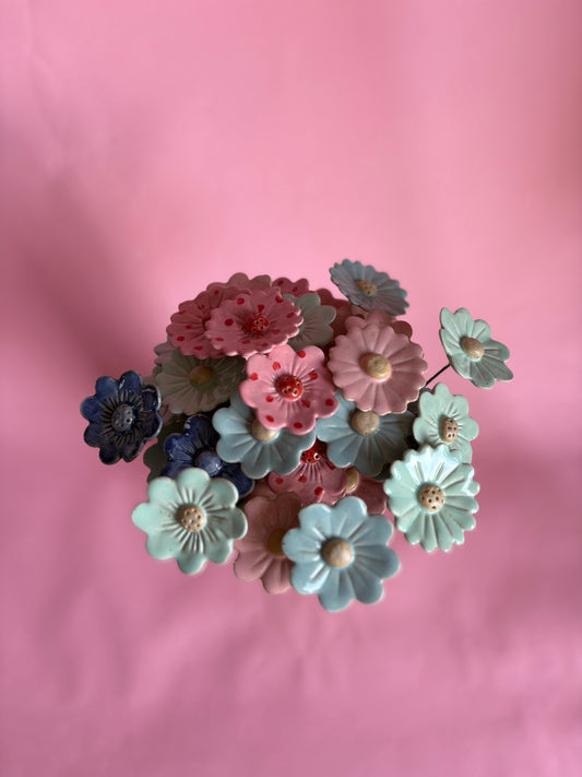 Blümchen rosa rot