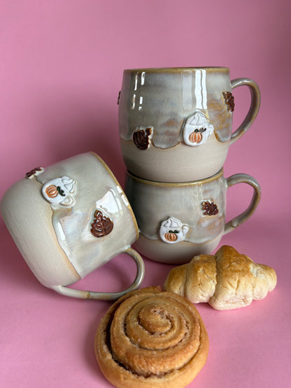 Pumkin spice Tasse beige