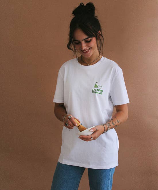 Slow Morning Matcha Club T-Shirt: S