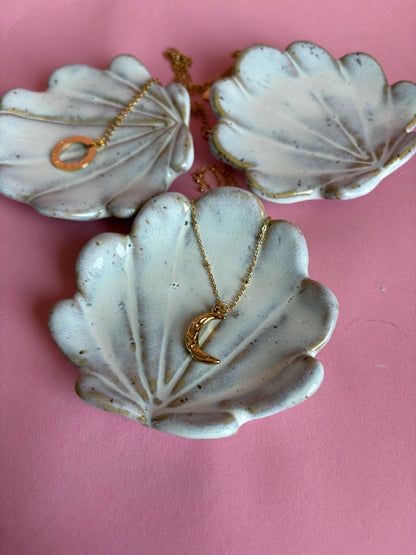 Goldkette Edelstahl Mond
