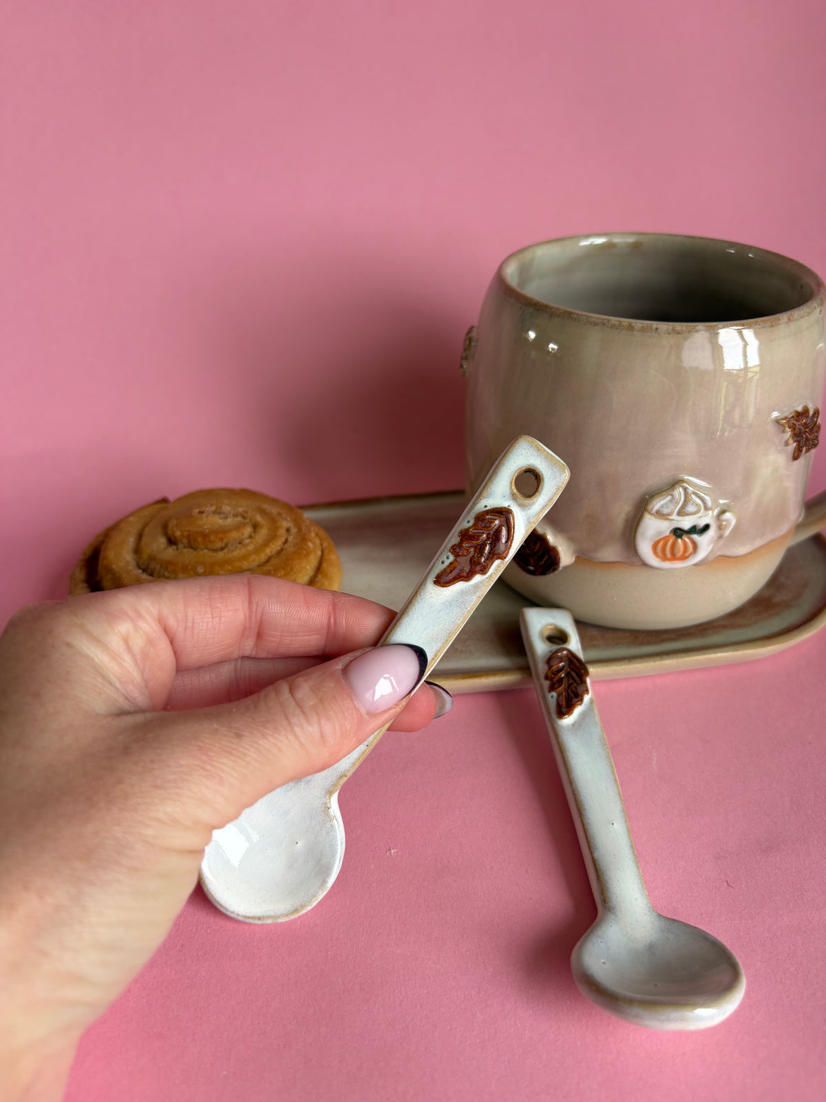 Löffel klein mit Blatt