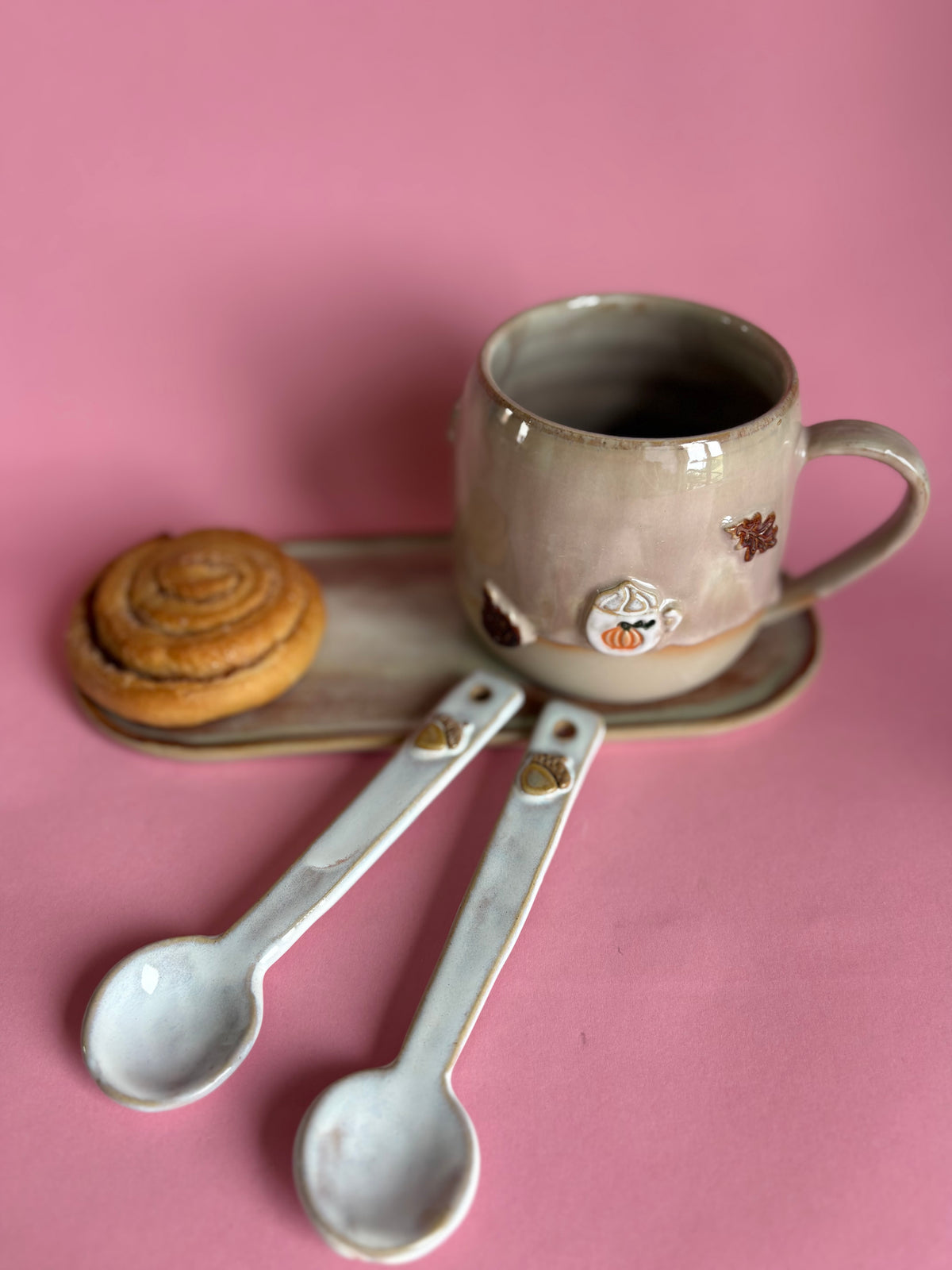 Großer Löffel mit Eichel