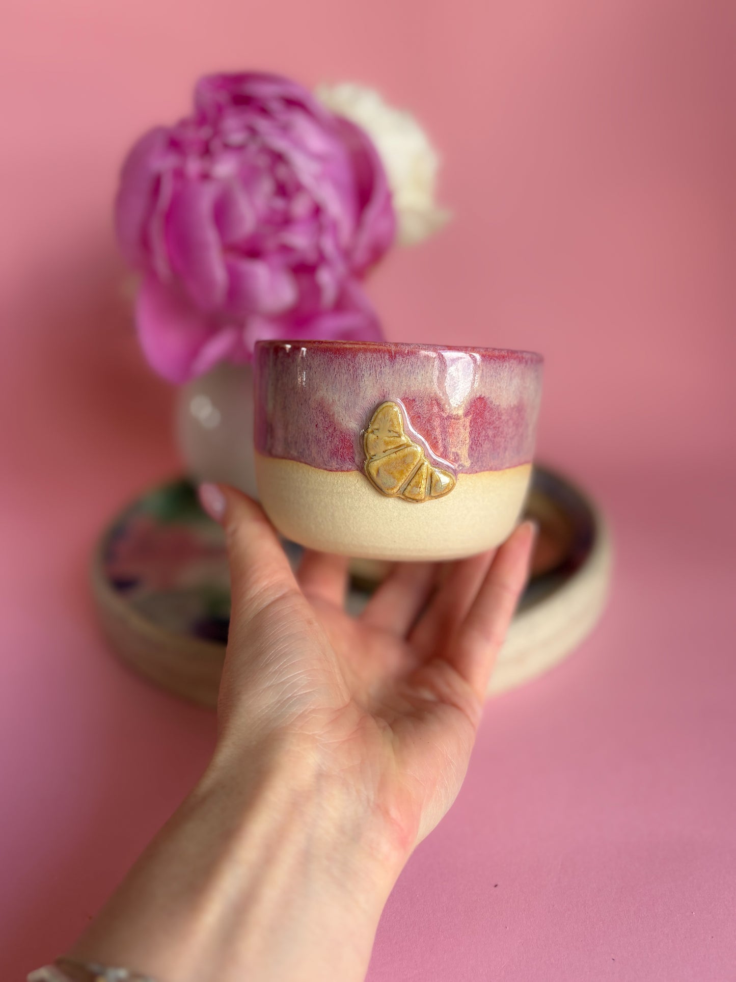 Cornettie Becher pink