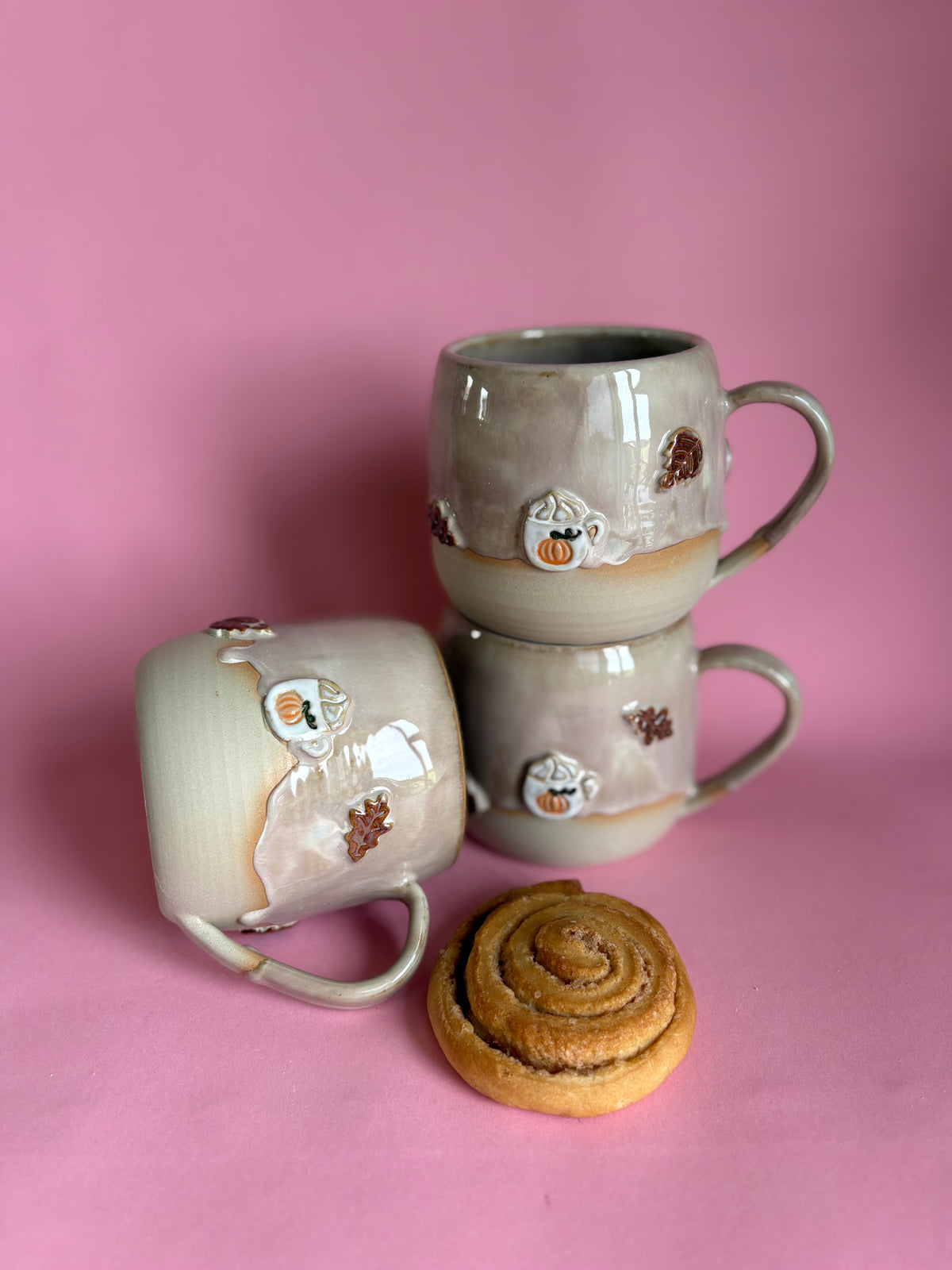 Pumkin spice Tasse beige