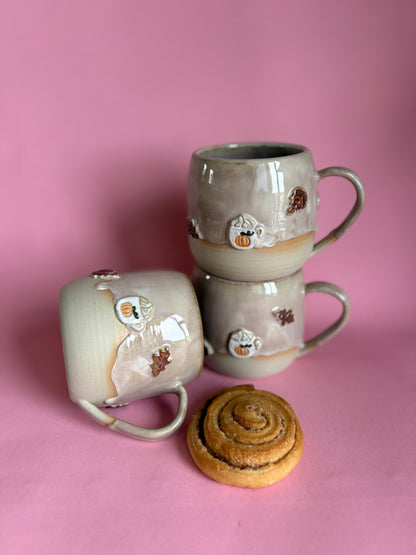 Pumkin spice Tasse beige