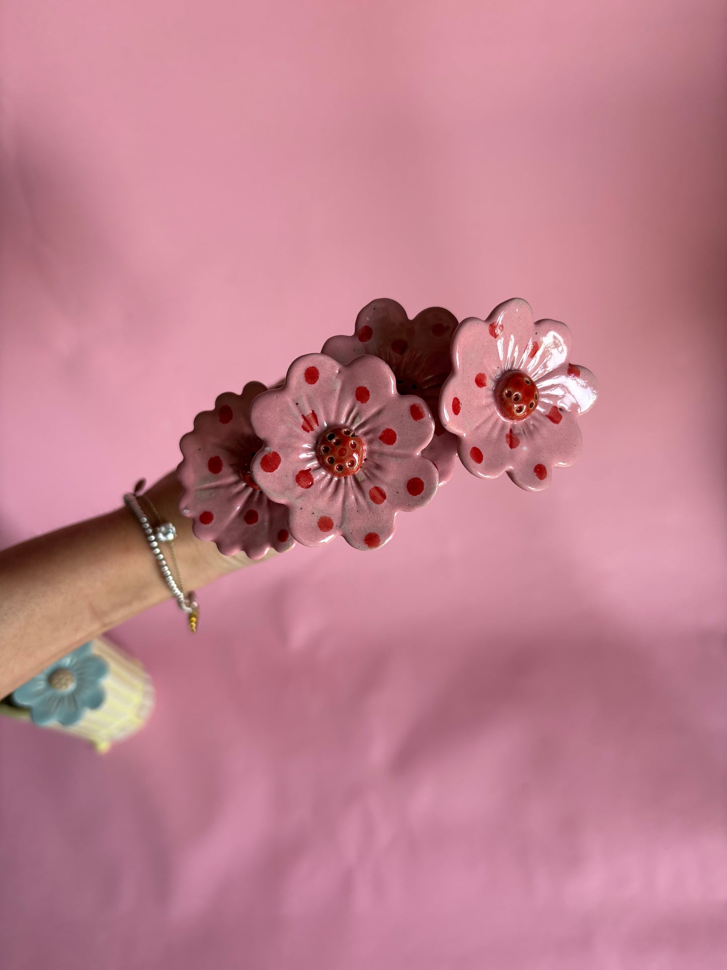 Blümchen rosa rot
