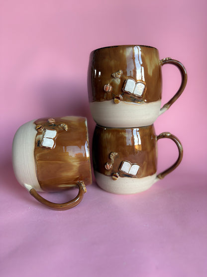 Cosy Herbst Book Tasse
