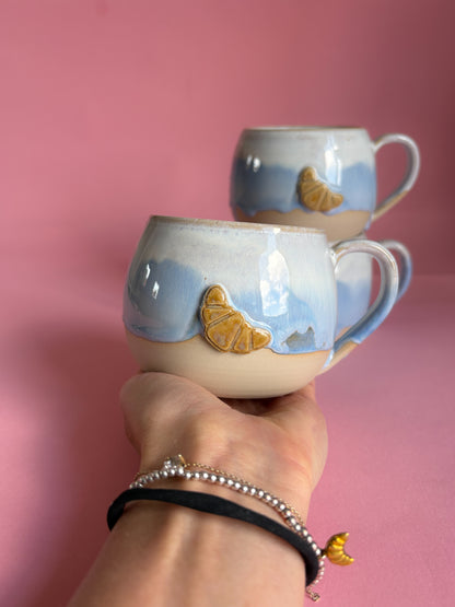 Cornettie Tasse blau B-Ware