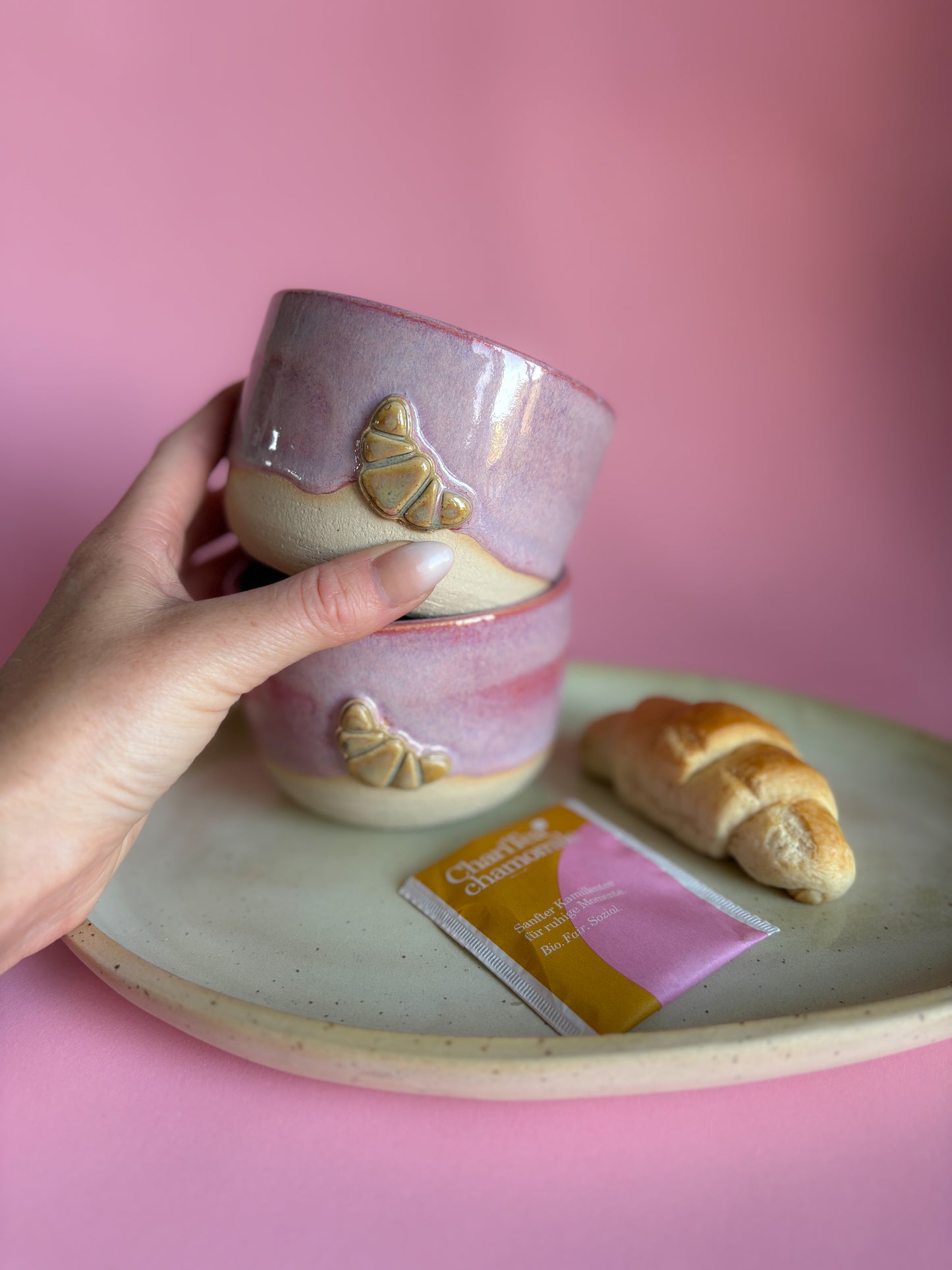 Cornettie Becher pink