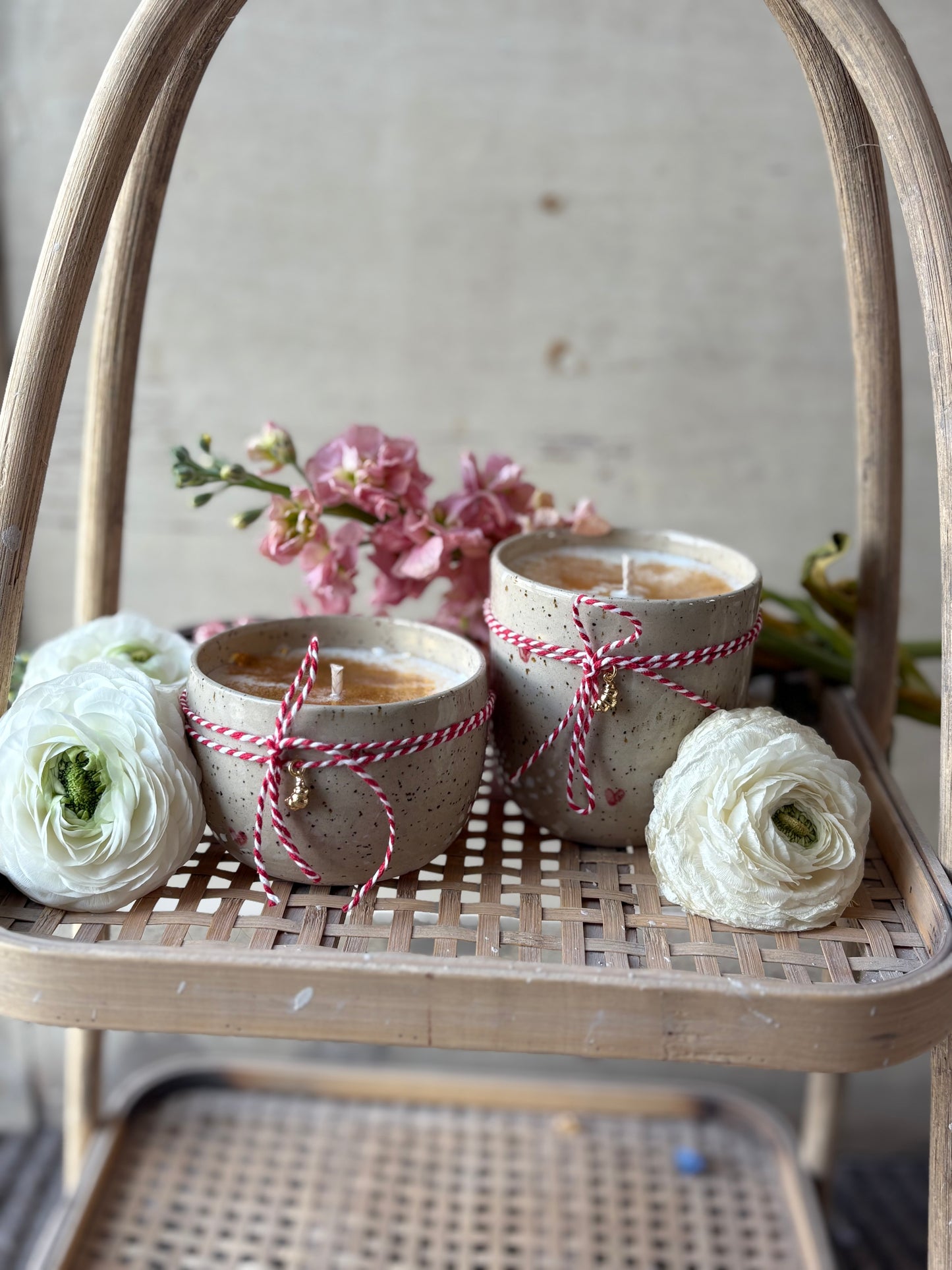 Herzchen Kerzen niedrig