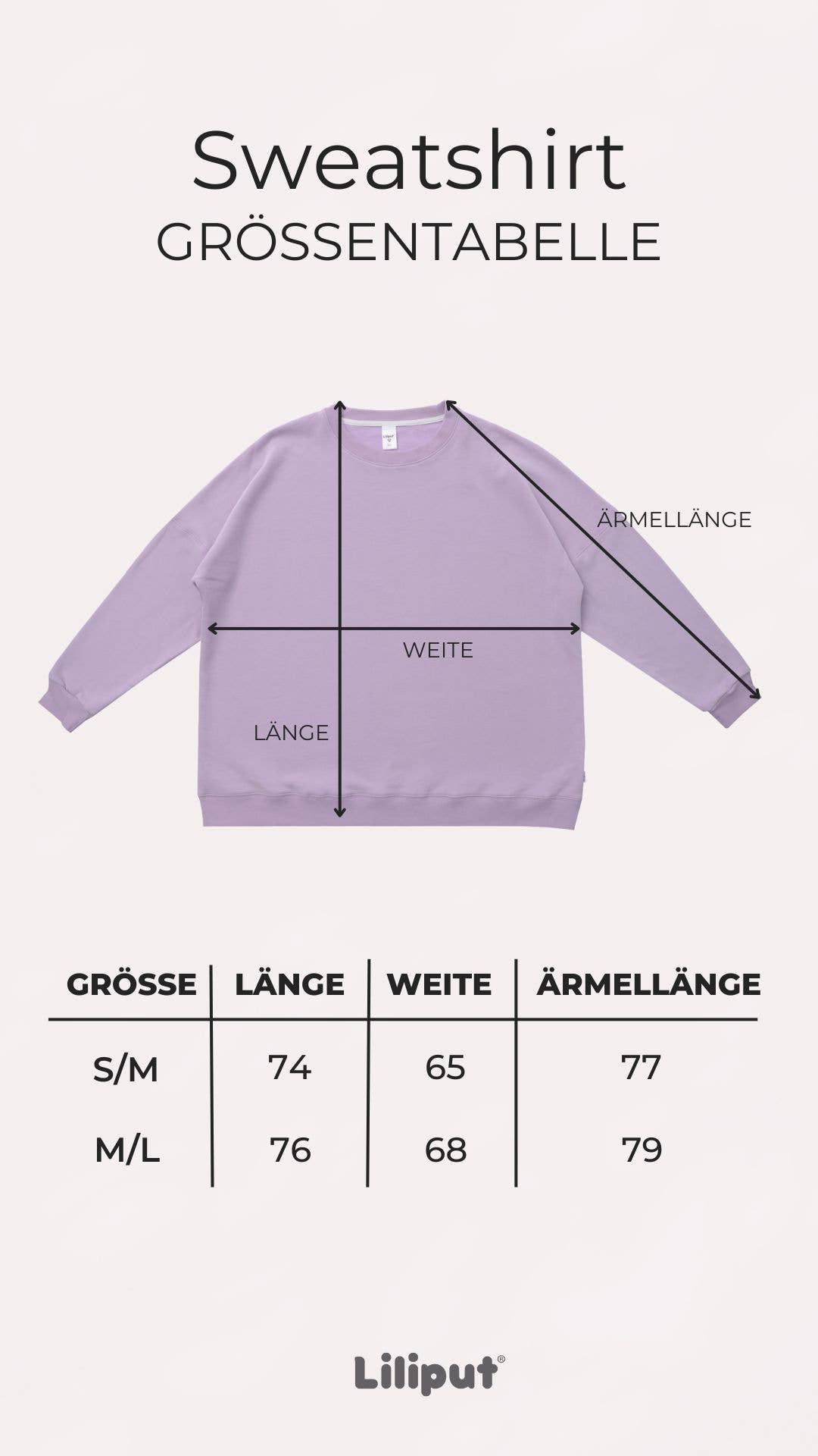 Erwachsenen Sweatshirt Coffee before Chaos flieder: S/M