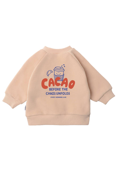 Cacao before Chaos Sweatshirt beige Mini and Me Edition: 62/68